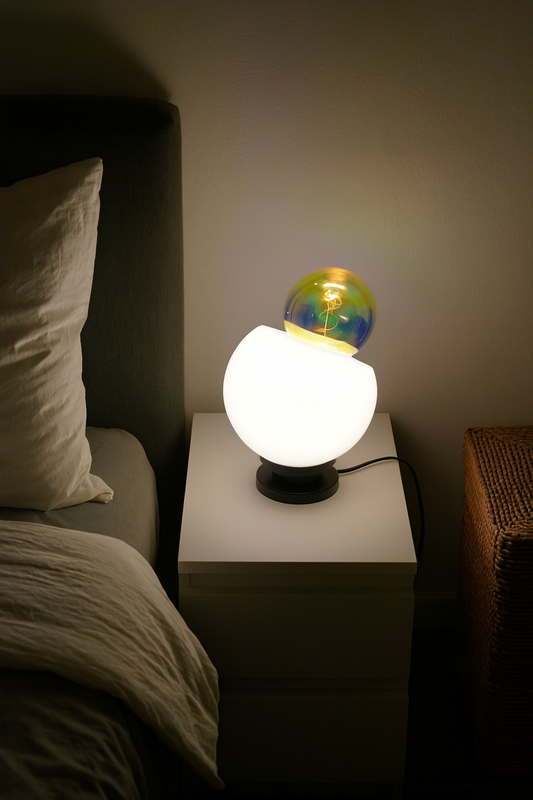 Lampada da comodino design moderno lampadina inclusa Tapo L530E Lampadina WiFi Intelligente LED Smart Multicolore, E27, Compatibile con Alexa e Google home