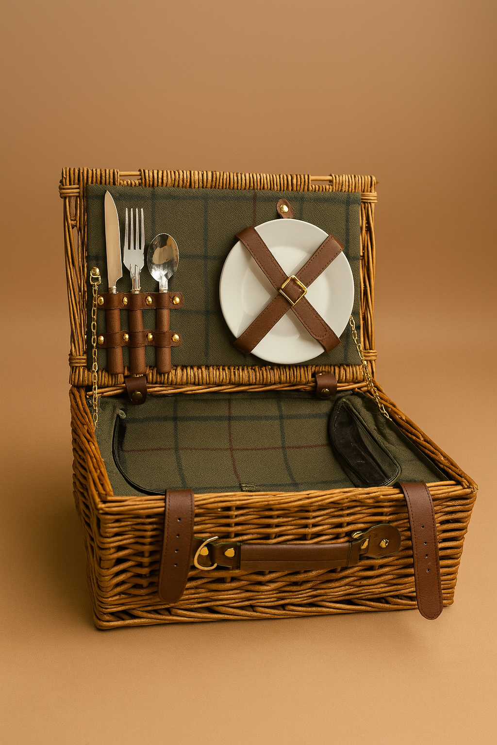 Cestino da Picnic in Vimini - Disponibile con Borsa Termica